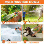 Garden Hose Nozzles,Hose Spray Nozzle with Adjustable 10 Watering Patterns
