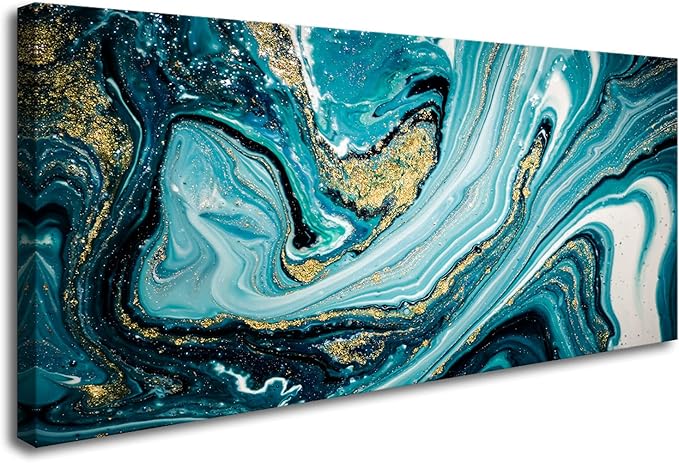 XXMWallArt FC2775 Abstract Texture Wall Art Marble Vortex Canvas Prints Painting for Living Room Bedroom Kitchen Home and Office Wall DecorWall Decor Home Decor