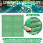 Fruit Collector Harvesting Net - 26.2 x13.1 ft Green Agricultural Harvest Netting for Walnut, Olive, Chestnut, Plum, and Hazelnut - Easy Picking & Reusable Collection Net (8x4m)