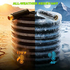 50ft Garden Hose Lightweight Flexible Water Hose, Abrasion Resistant, Kink Free, Durable Sturdy Hoses 2025 Up Graded Thicken Waterhose 700 PSI for Outdoor, RV, Marine, Convenient Storage, 3/4GHT