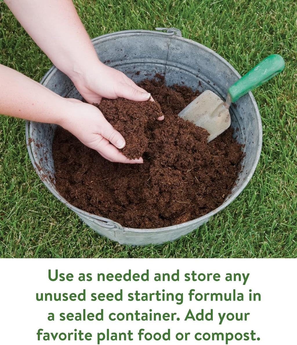 Burpee Organic Coconut Coir Concentrated Seed Starting Mix, 16 Quart