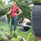 PVC Spigot Kit Rain Barrel Faucet Kit 3/4 inch Rain Barrel Valve with Bulkhead Fitting Adapter,PTFE,PVC Hose Adapter for Water Tanks,Aquariums,Tubs,Pools,Garden Barrels 1 Pack
