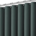 Extra Long Shower Curtain - 84 Inch Waffle Weave Weighted Thick Cloth Bathroom Shower Curtain, Wine Heavy Duty Hotel Bath Curtain Set with 12 Metal Hooks, 72x84 Stormy Weather