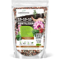 13-13-13 Slow Release Granular Fertilizer – All Purpose Plant Food 13 13 13 for Outdoor Grass, Vegetables, Roses, Flowers, Shrubs, Trees. Lawns, Gardens, Potted Plants (1/2 Quart)