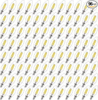 FLSNT 96 Pack Dimmable LED Candelabra Bulbs, 40W Equivalent LED Chandelier Light Bulbs, E12 Base, 5000K Daylight UL,CA65 Listed.