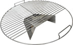 Norsk Designs Kettle Grill Indirect Cooking Kit, 21.5 Inch Stainless Steel Grate & Heat Shield, Fits 22 Inch Weber Grills (and other kettle-style grills with 21.5" grate size)