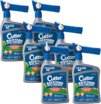 Cutter Backyard Bug Control Spray Concentrate (6 Pack), Kills Mosquitoes, Fleas & Listed Ants, 32 fl Ounce