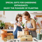 Bonsai Tree Starter Kit for Beginners - Indoor Live Plant Gardening Adult Craft Kits - Unique Christmas, Birthday, White Elephant Gifts for Women, Men & Kids
