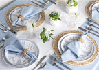 Solino Home Linen White Table Runner 120 Inches Long - 100% Pure Linen Hemstitch 14 x 120 Inch Table Runner for Dining, Fall, Autumn, Halloween, Thanksgiving, Holiday - Classic Hemstitch