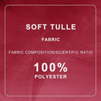 Deep Red Tulle Fabric Roll Spool Bolt (54 Inch by 40 Yards) Large Tulle Wedding Party Decoration, Tutu Skirt, Table Runner, Gift Wrapping, Bridal Shower, Soft & Drape (Burgundy)