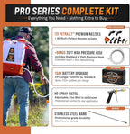 PetraTools Battery Powered Backpack Sprayer 4 Gallon - 8 Hours Long Battery Life & Padded Straps for Comfort - HD4000 Electric Backpack Garden Sprayer with 9 Spray Nozzles (HD4000 Pro Series)