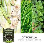 Citronella Candles Outdoor 6-Pack, Total 54oz Citronella Candles for Outside Patio, Camping & Garden, Summer Gifts for Indoor Home Scented, 50-Hour Burn Time, 9 Ounce Each