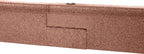 Playsafer Rubber Playground Border Edging Kit, 6' Flexible Heavy Duty Rubber Interlocking Playground Timber, No Dig Easy to Install (Neutral Brown, 16 Pack)