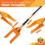 30" Oval Handle Demolition Bar - Tight Space Demo Bar - Versatile Multi Tool - For Home, Bathroom Renovations & DIYs - Trusted by Contractors, Restoration Professionals