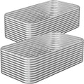 2 Pack Tall 6x3FT Corrugated Galvanized Steel Raised Garden Bed Outdoor, Metal Above Ground Garden Bed for Vegetables and Flowers, Raised Beds for Gardening-6x3x1.5FT