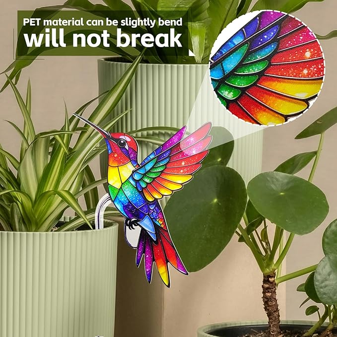 Hummingbird Gifts for Women Mom Grandma - Humming Bird Plant Lover Mothers Day Birthday Gifts Garden Decor - Hanging Planters for Indoor Outdoor Plants Pots Accessories