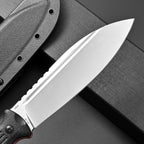 Eafengrow EF149 Fixed Blade Knife N690 Steel Blade Colorful G10 Handle Full Tang EDC Straight Knife for Hunting Camping Adventure