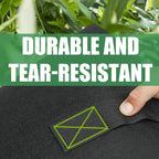 2-Pack 20 Gallon Fabric Grow Bags with Handle, Heavy Duty 300G Thickened Nonwoven with Handles and Reusable, Suitable for Garden Vegetables,Fruits and Flowers(Black)