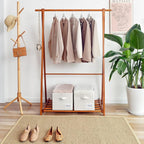 GRANNY SAYS Cloth Storage Bin with Label Holder, Closet Organizers and Storage Shelves, Sweater Storage Boxes for Closet Room, Storage Baskets for Organizing, Pearl White, 3-Pack