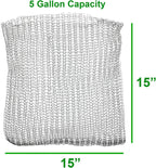 GIFTEXPRESS 4pc 5 Gallon Gopher and Vole Wire Baskets, Gopher Wire Mesh Plant Root Protector Gopher Baskets for Gopher Repellent to Prevent Underground Burrowing Animals and Critter Damages