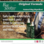 Bug Soother Spray (3, 4oz) - Natural Mosquito, Gnat & Insect Deterrent & Repellent with Essential Oils - 100% DEET-Free Safe for Adults, Babies, Pets, & Environment - Made in USA - Includes 1 oz