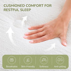 Queen Mattress, 12 Inch Innerspring Queen Size Hybrid Mattress with Individually Pocket Innerspring for Cool Motion Isolation & Silent Sleep, Pressure Relief, Edge Support,Medium Firm