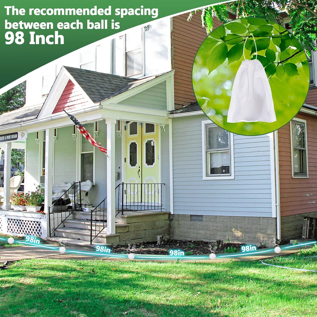 Mouse and Mice Repellent Indoor Outdoor, 10 Packs Moth Balls, Peppermint Balls for Rodent, Long-Lasting Squirrel Repellent, Safe for Human & Pets, Suitable for Home Storage Garage Car RV