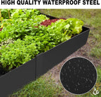Steel Landscape Edging 40 Inch Strips, Steel Edging 4 Inch Depth, 6 Pack Hammer in Landscape Edging, Metal Landscape Edging, Metal Edging for Landscaping