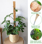 3 Pack Moss Pole, 47-Inch Moss Poles for Plants Monstera,Bendable Plant Support Stakes for Climbing Plants Indoor, Garden Trellis Plant Stick for Potted Plants, Pothos Philodendron