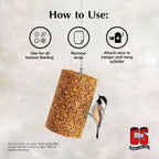 C&S Ready to Use Hot Pepper Seed Cylinder 1.76 Pounds 2 Pack