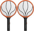ASPECTEK 2-Pack Electric Fly Swatter, 3000V Bug Zapper and Mosquito Racket for Indoor and Outdoor Use, Handheld Insect and Mosquito Killer (2xAA Batteries Not Included)