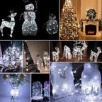 pozzolanas 24 Pack White Battery Operated String Lights - 7ft Waterproof Fairy Lights with 20 LEDs for Home, Mason Jar, Party, Wedding, Halloween, Christmas Decorations