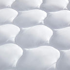 SLEEP ZONE Twin XL Mattress Pad Cover for College Dorm - Soft Fluffy Pillow Top Bed Mattress Topper Quilted Fitted, Deep Pocket 8-21 inch, Twin XL