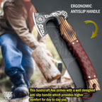 SHINY CRAFTS®- Personalized Viking Axe – Best Gift for Husband Decorative Hatchet for Father’s Day, Birthday, Anniversary, or Christmas (SCA-07)