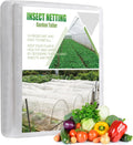 Garden Netting Pest Barrier: Ultra Fine 15'x20' Bug Netting for Garden Protection Row Cover Raised Bed Screen Mesh Greenhouse Mosquito Net, Protecting Tree Plants Vegetable Flowers Fruits