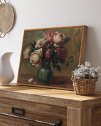 InSimSea Framed Wall Art for Living Room Flower Art Home Decor Framed Vintage Botanical Prints Rustic Farmhouse Wall Decor Mid Century Modern Decor Art Prints Floral Home Decor for Bedroom 11x14in