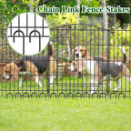 Rebar Stakes 16 Inch 20 Pack J Hook Ground Stakes Heavy Duty Tent Stakes Chain Link Fence Stakes with Chisel Point End Galvanized Steel Ground Anchors Metal Spikes Black Coated