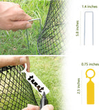 20Pcs Chicken Wire Cloche Plant Covers, 9.2×9.2 Inches Plant Protectors from Animals, Metal Garden Plant Cages for Outdoor Plants, Keep Rabbits, Squirrels, Birds Out