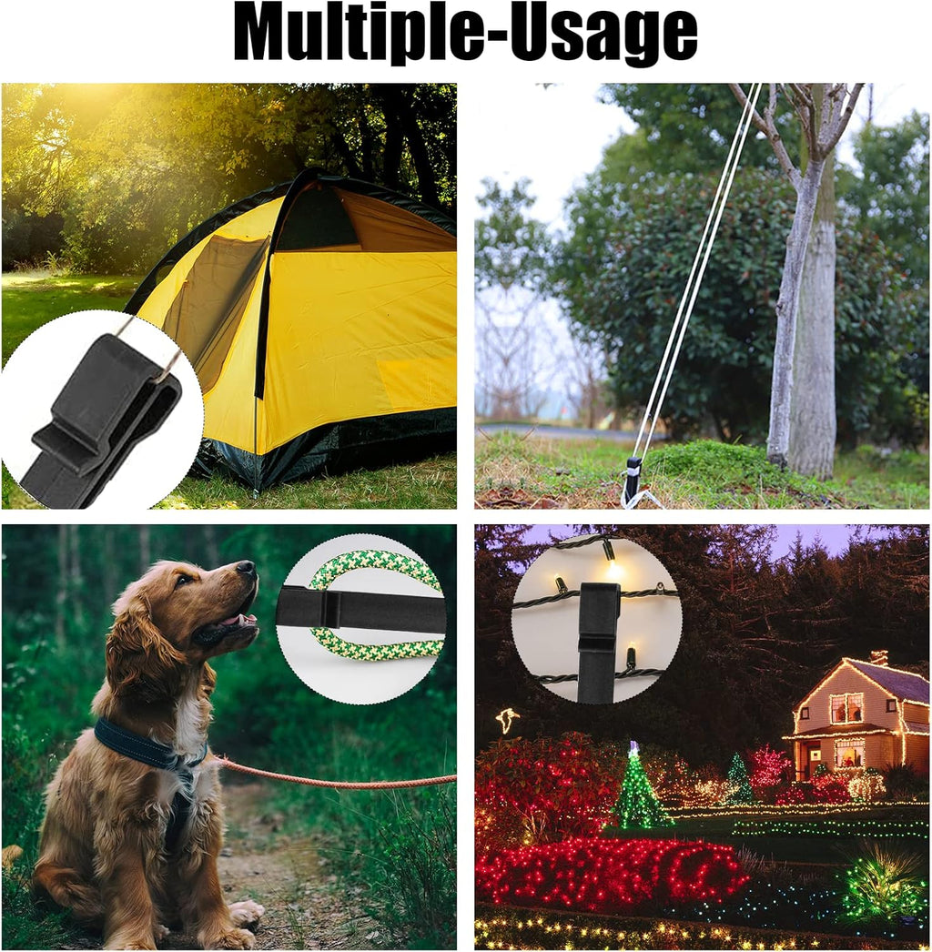 50 PCS Plastic Landscape Stakes, 10Inch Plant Support Lawn Stake Heavy Duty for Landscaping and Garden