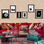 Black and White Poster Chic Wall Decor for Bedroom Decor Home Decor Stylish Black and White Prints for Wall Decor Living Room Decor Modern Black Poster Collection for Boho Bedroom Decor Aesthetic 6 Pcs (Unframed)