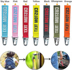 mvcen Personalized Embroidery Keychain, Custom Name Tag Personalized Text Keychain Custom Luggage Tags Key Fob Ring Accessories for Crate, Backpacks, Car, Keyring, Gift