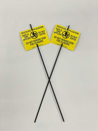 Lawn Treatment Application Stakes & New York Signs (Economy Style Stake / 500 pc. Pack)