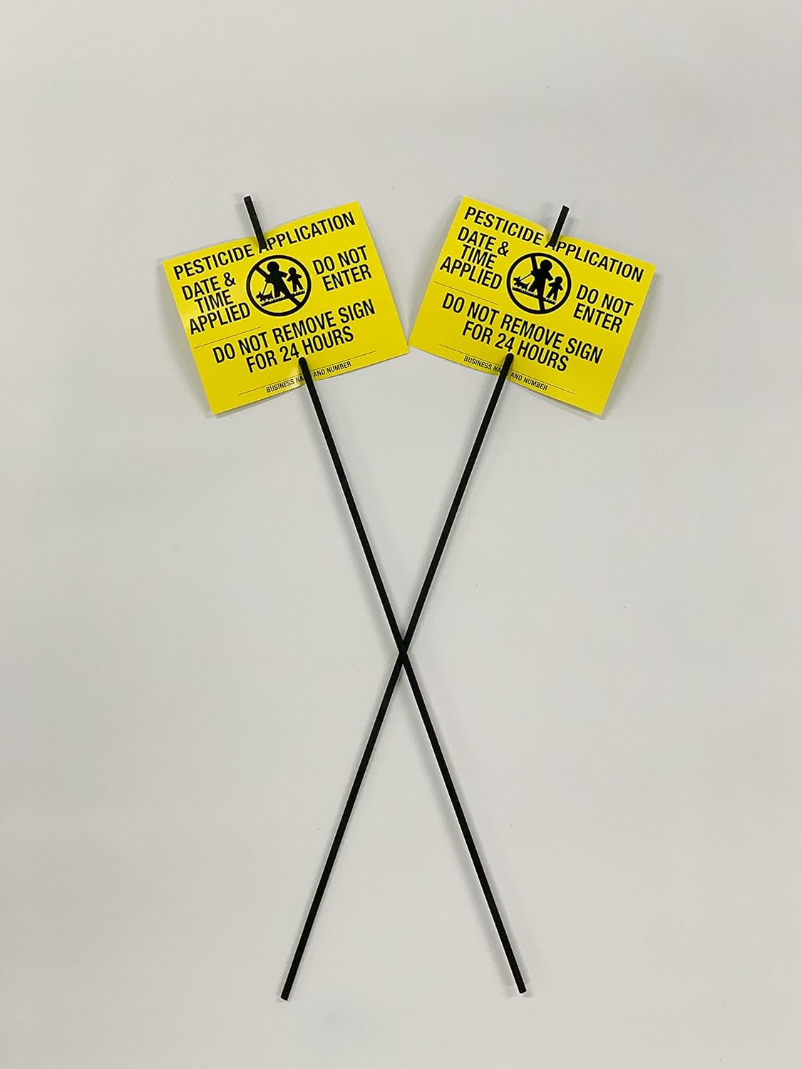 Lawn Treatment Application Stakes & New York Signs (Economy Style Stake / 500 pc. Pack)