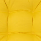 QILLOWAY Outdoor Chair Cushion for Patio Furniture, Waterproof Patio Cushions Set of 4 with Ties, Fade Resistant Replacement Pads for Outdoor Rocking Chairs,Yellow
