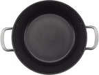 KitchenAid Hard Anodized Induction Nonstick Stock Pot/Stockpot with Lid, 8 Quart, Matte Black