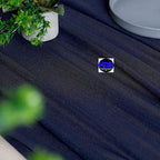 MDS Halloween Chiffon Table Runner - 25 Pack, 29 x 170 Inches, 14ft Each - Sheer Spooky Table Runners for Haunted House Parties, Trick-or-Treat Tables, Witchy Décor, Wedding & Events - Navy Blue