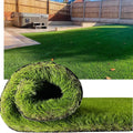 Petgrow Luxurious Artificial Grass Realistic Turf 10 X 52 Feet,1.57 Inch Pile Height Ultrathick Indoor/Outdoor Dog Fake Faux Grass,Synthetic Grass Rug Garden Landscape Patio,Drainage Holes