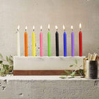HELLY Unscented 4" Mini Chime Ritual Spell Taper Candle