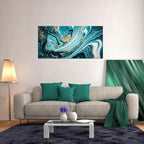 XXMWallArt FC2762 Abstract Texture Wall Art Marble Vortex Canvas Prints Painting for Living Room Bedroom Kitchen Home and Office Wall DecorWall Decor Home Decor