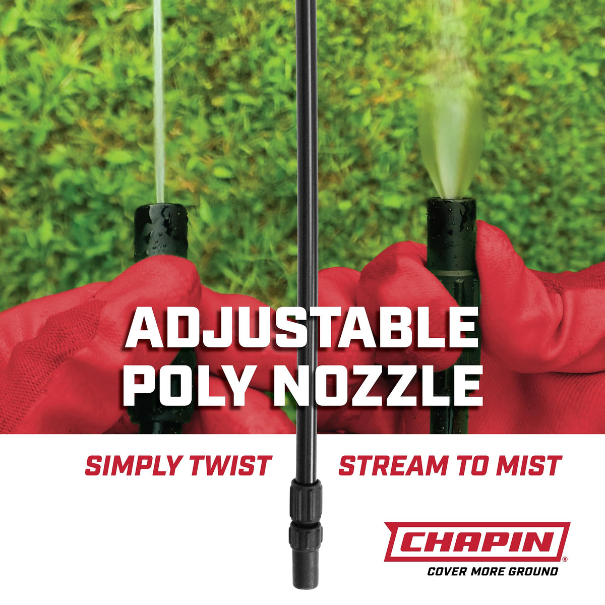 Chapin 1-Gallon Pump Sprayer, Foaming Nozzle for Visible Coverage, 2 Pack